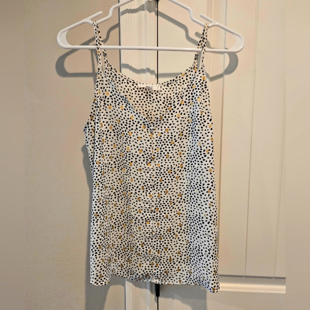 Black, White, & Gold Tank Top